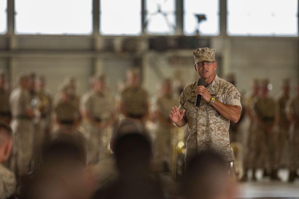 2nd Marine Aircraft Wing Relief and Appointment Ceremony