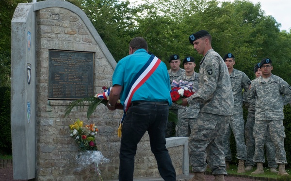 101st, Beuzeville honors the fallen at D-Day 71st anniversary
