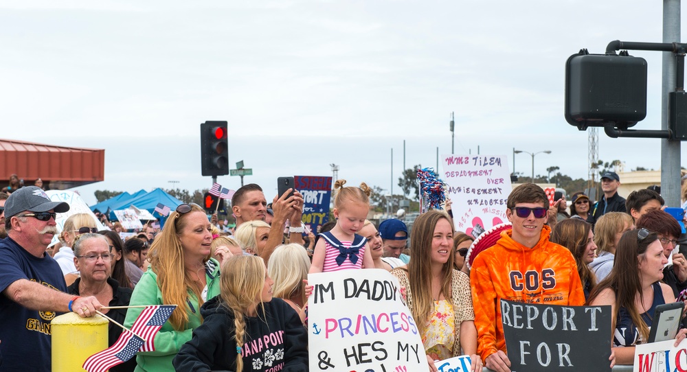 USS Carl Vinson returns to San Diego