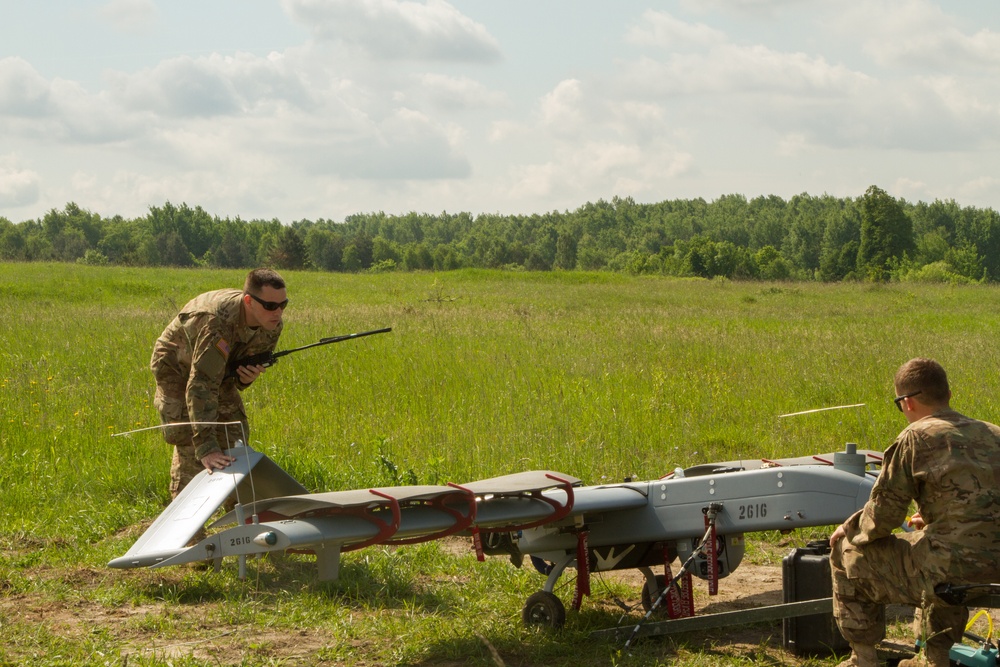 Sky Soldiers launch UAV