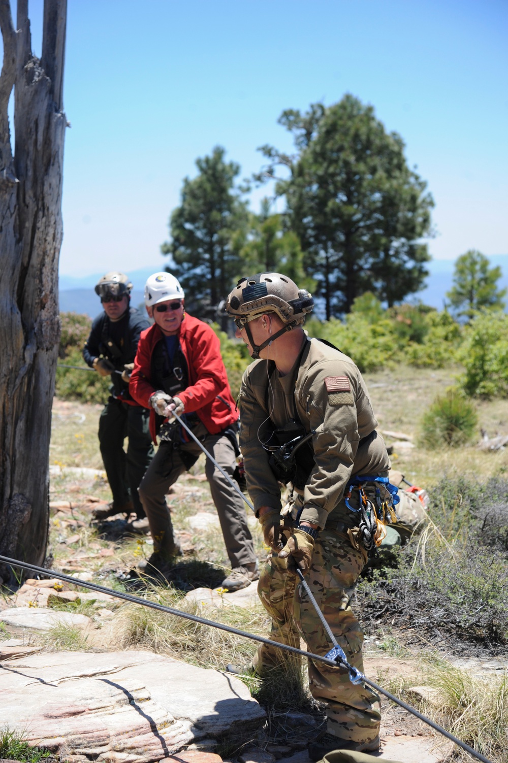 Angel Thunder 2015: Interagency high angle rescue