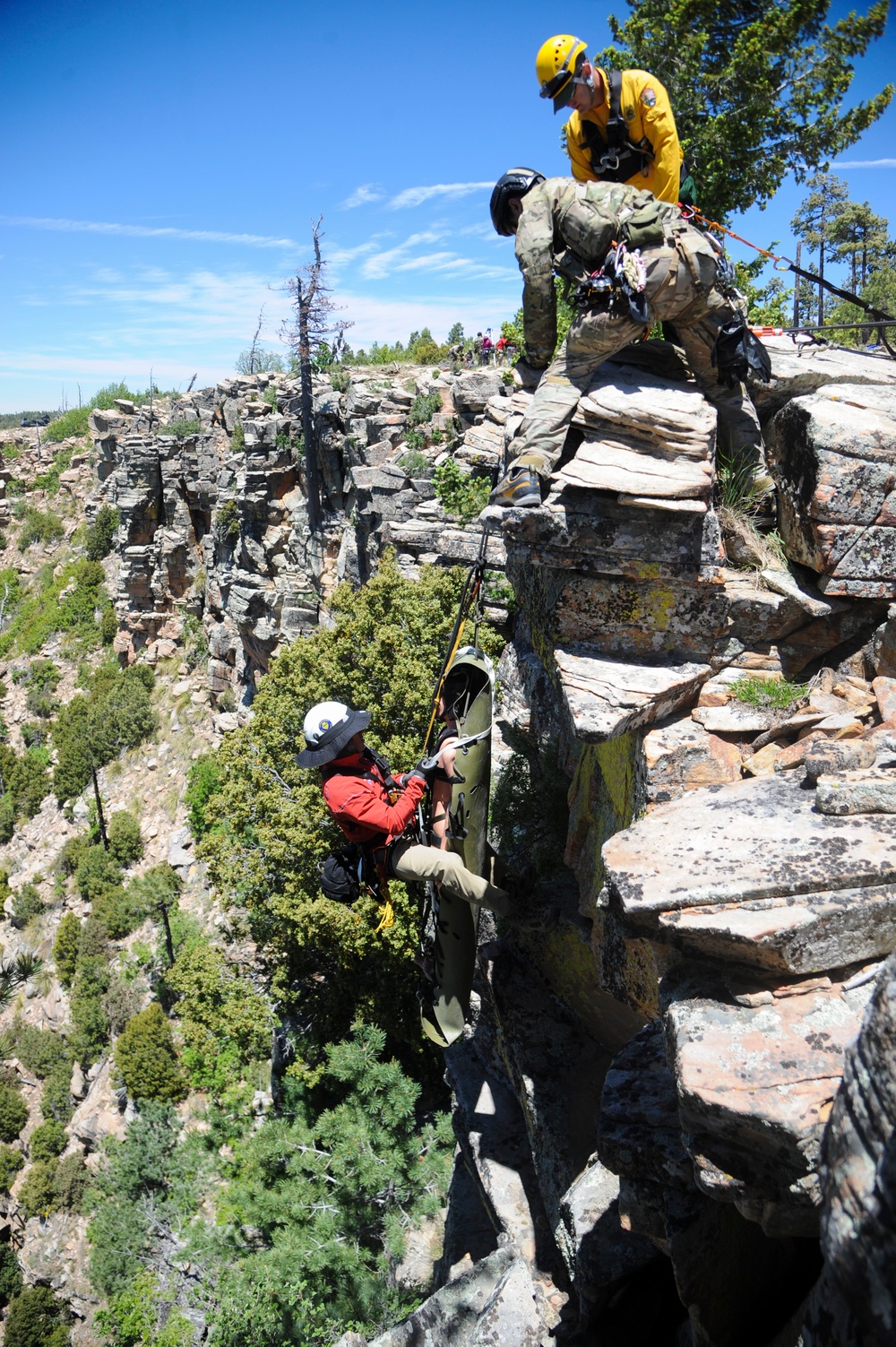 Angel Thunder 2015: Interagency high angle rescue