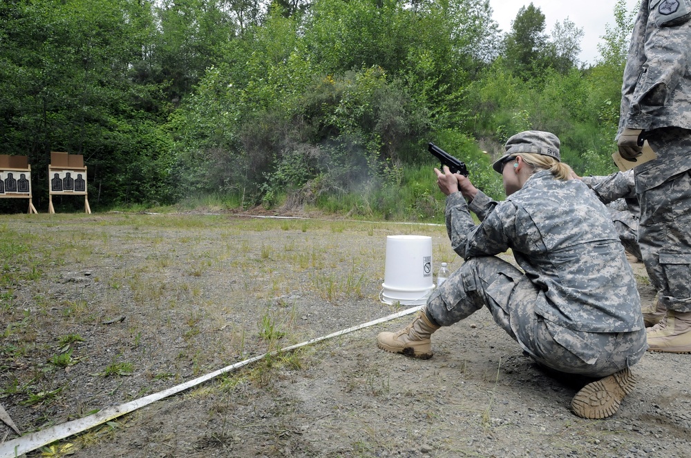 Pacific Northwest active and Reserve Soldiers join for German Badge competition