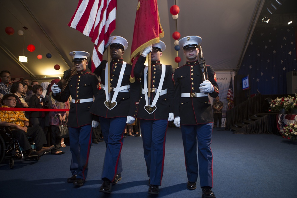 MARFORPAC Band helps US Embassy Jakarta celebrate 4th of July