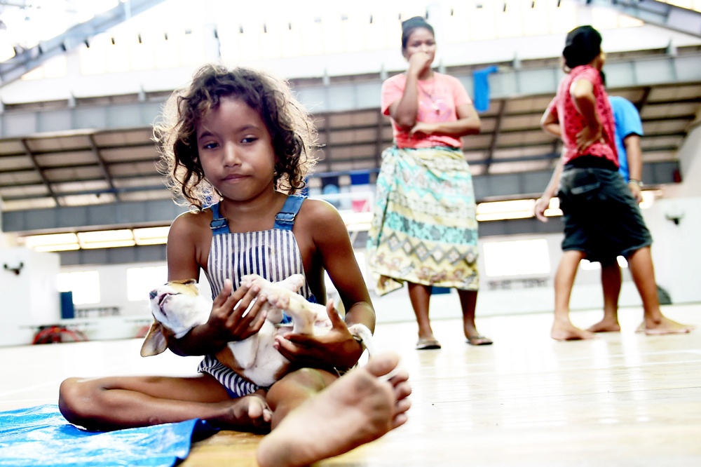 Veterinary clinic held in Betio, Kiribati