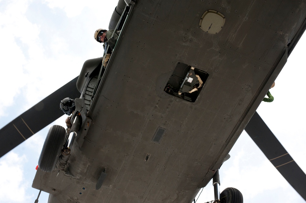 Indiana National Guard and State Police train together