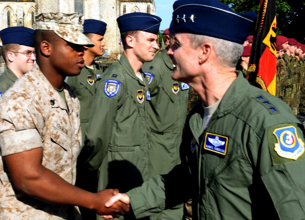 Picauville WWII commemoration honors sacrifices of Airmen, Soldiers