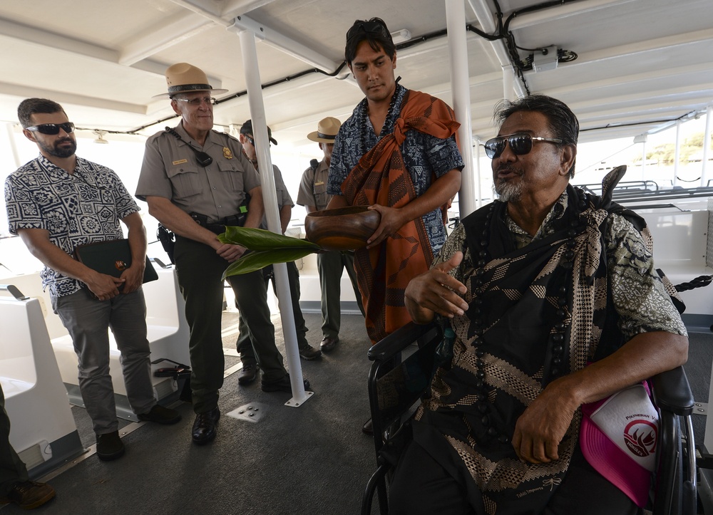 Traditional Hawaiian blessing performed at USS Arizona Memorial