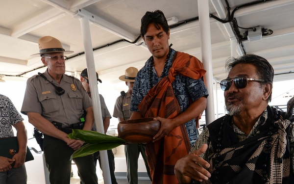 Traditional Hawaiian blessing performed at USS Arizona Memorial