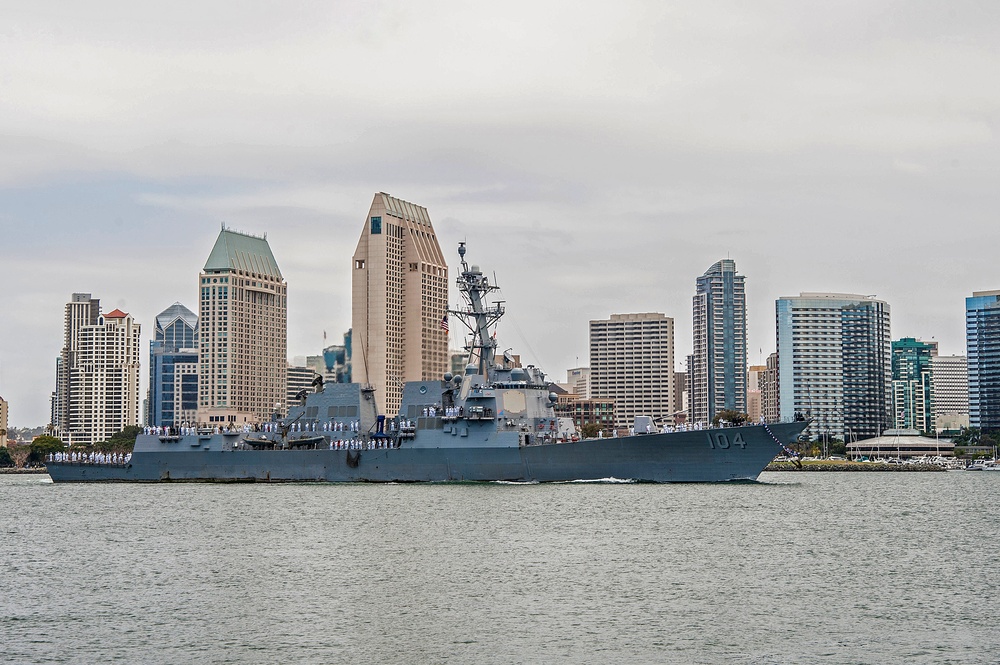 USS Sterett operations