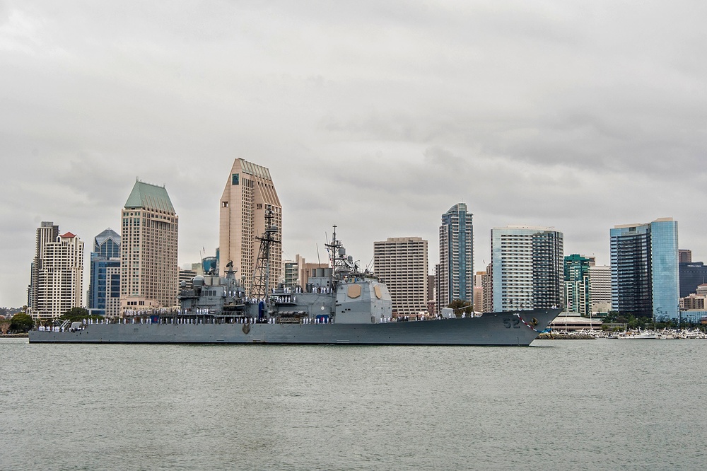 USS Bunker Hill returns