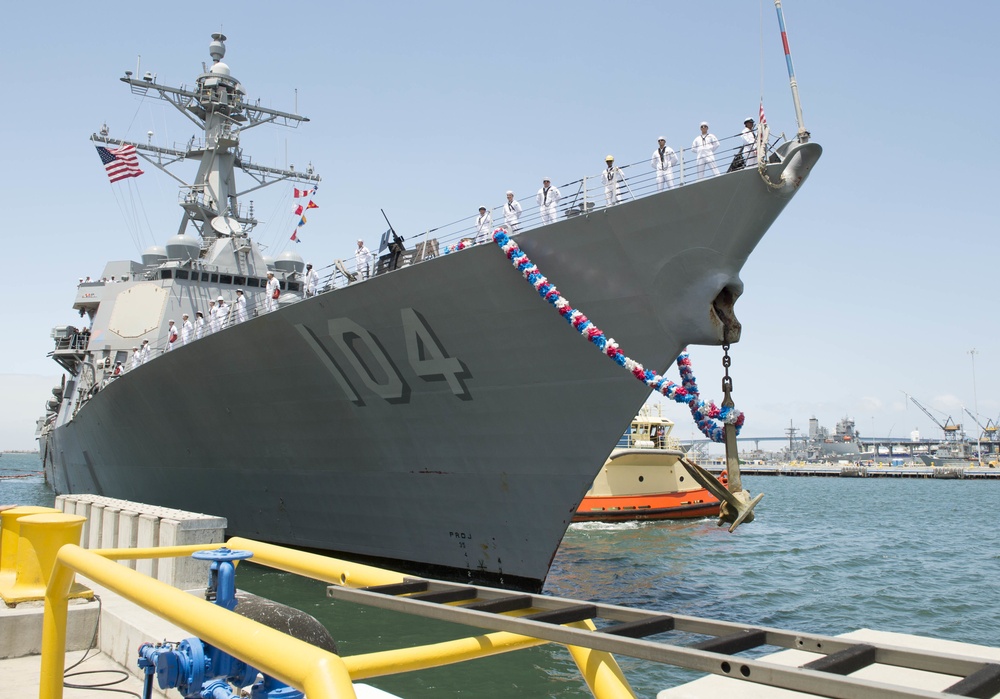 USS Sterett operations