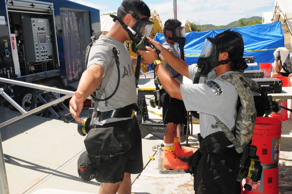 Hawaii National Guard CERFP participate in Vigilant Guard/Makani Pahili 2015