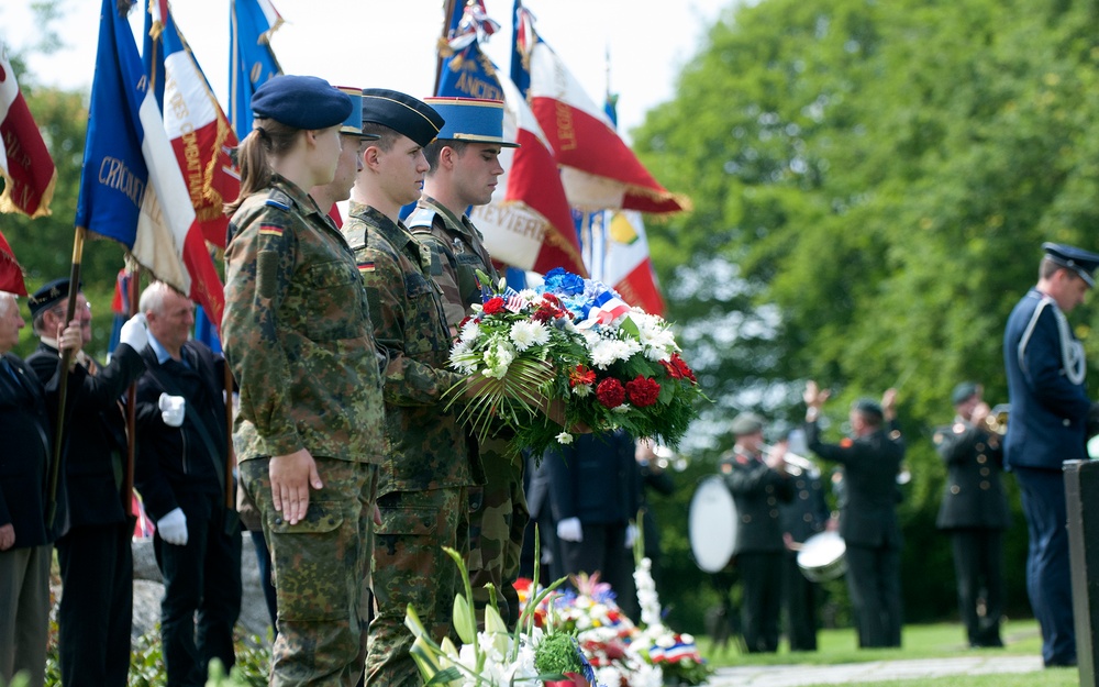 173rd, German army remembers the fallen of D-Day