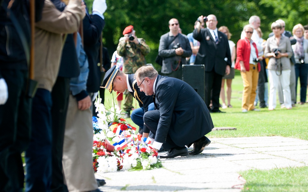 173rd, German army remembers the fallen of D-Day