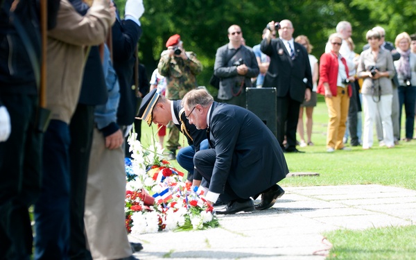 173rd, German army remembers the fallen of D-Day