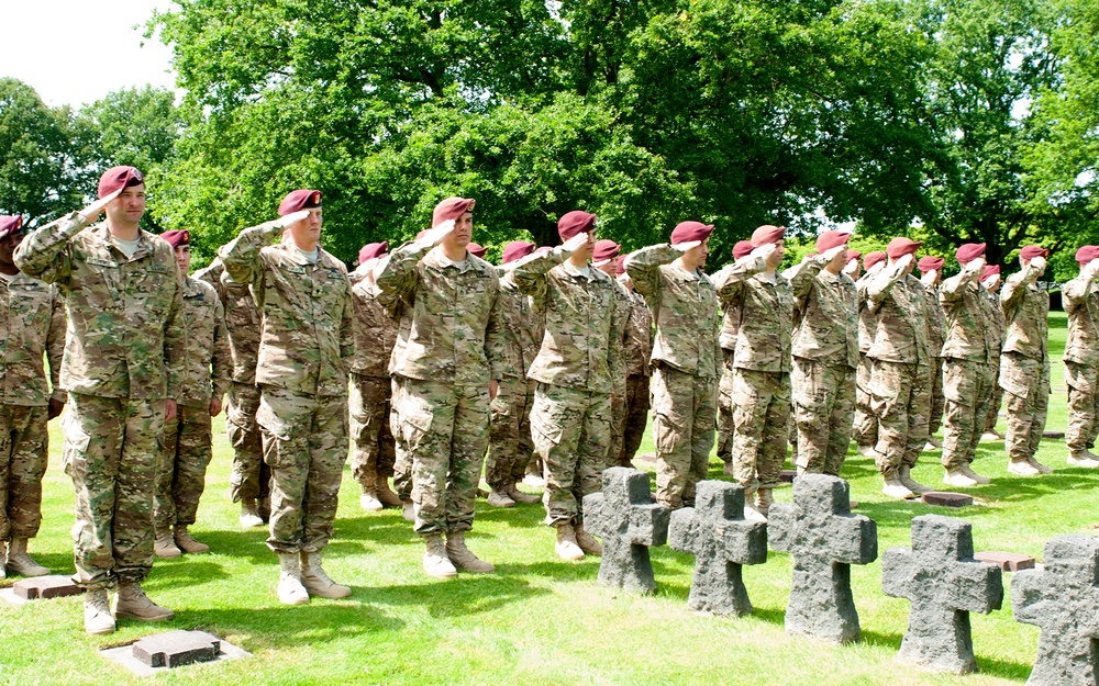 173rd, German army remembers the fallen of D-Day