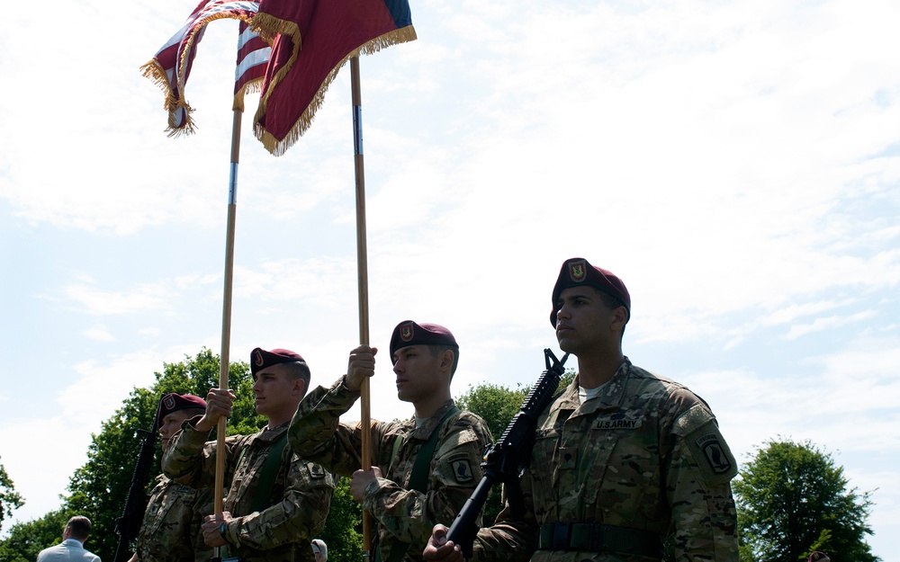 173rd, German army remembers the fallen of D-Day