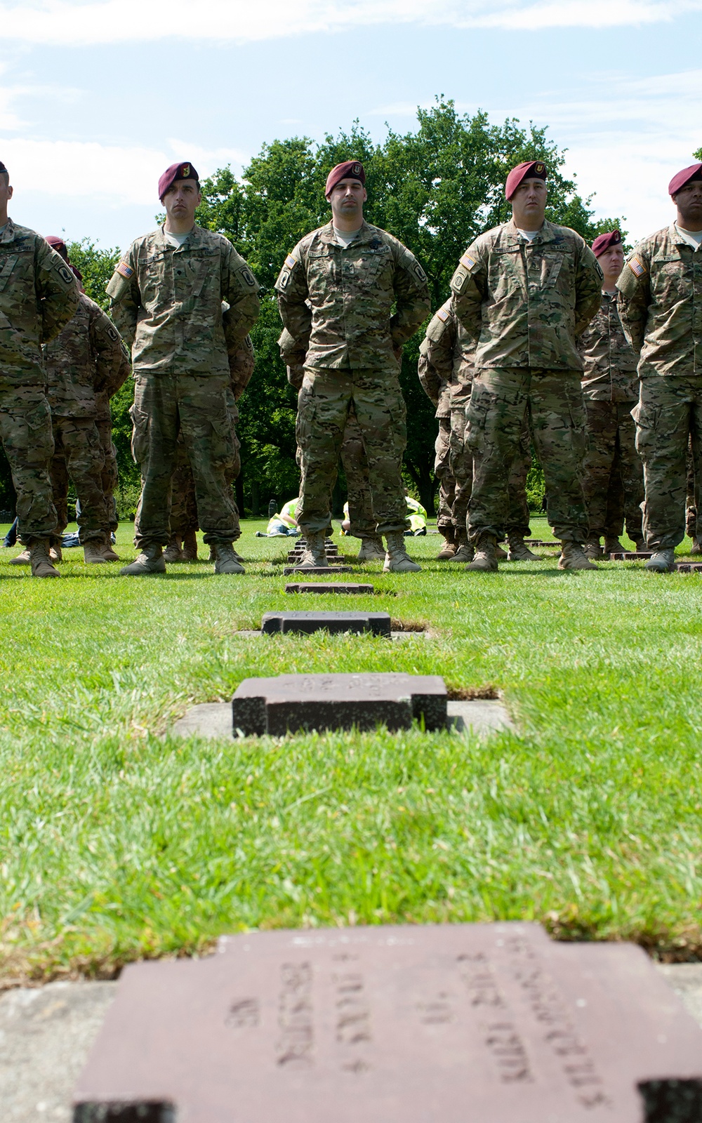 173rd, German army remembers the fallen of D-Day