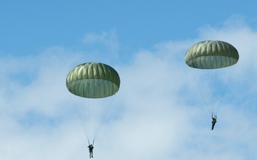 Allies parachute on to historic WWII drop zone for D-Day 71st anniversary commemoration