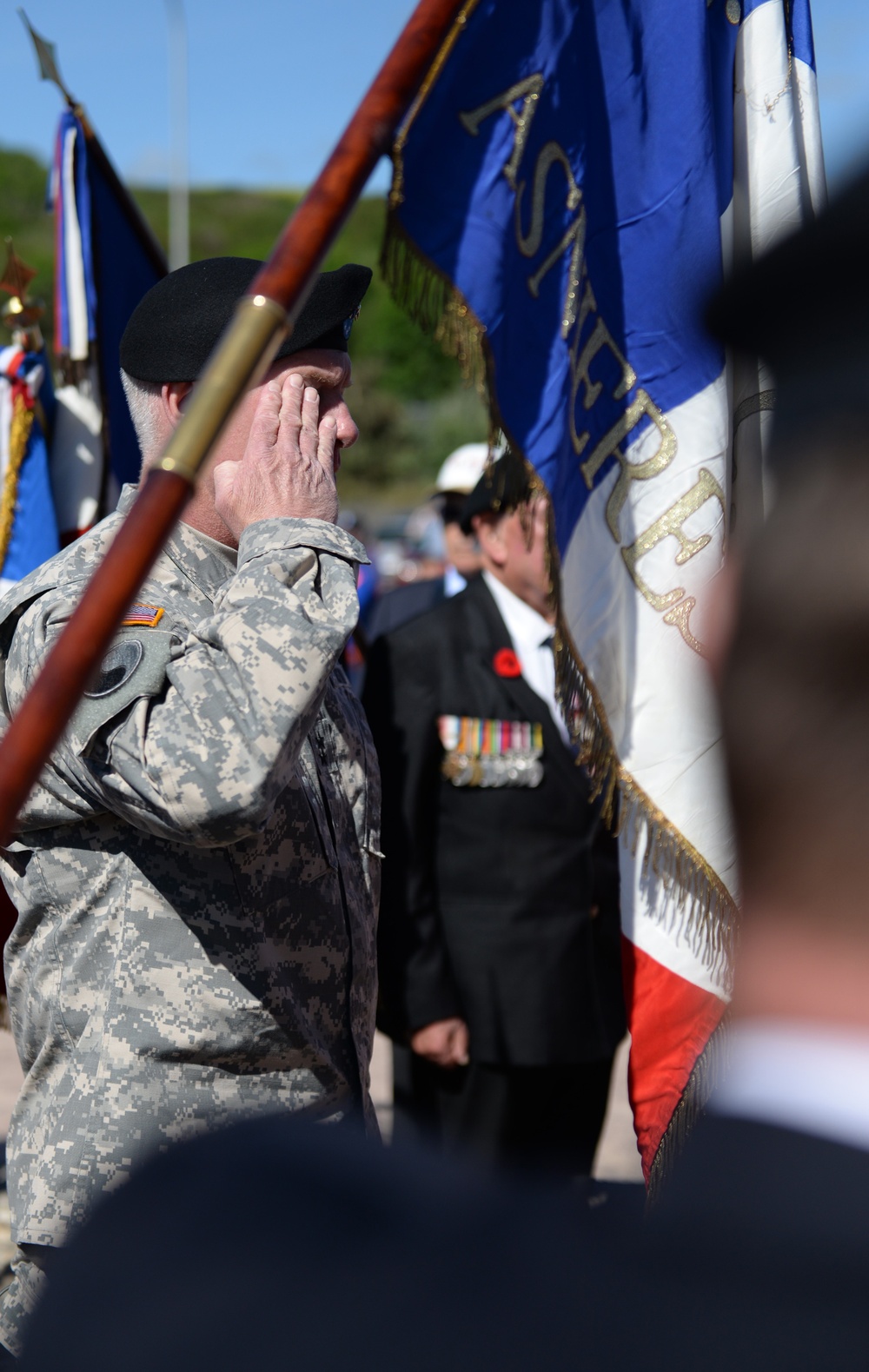 Allies honored for their role in liberation of France at Sainte Laurent ceremony