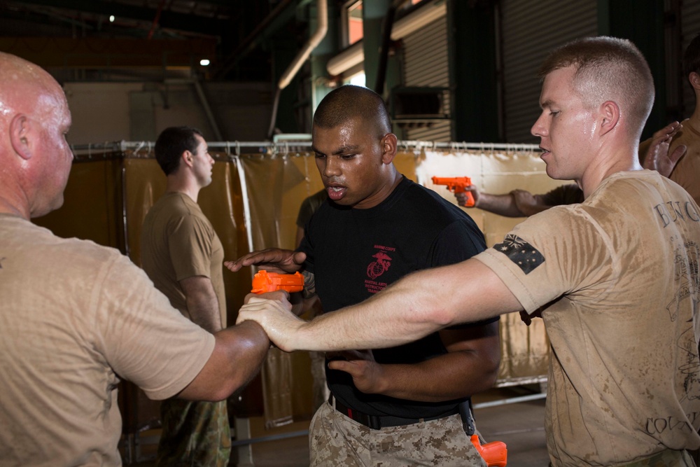 Marines share martial arts skills with Australians