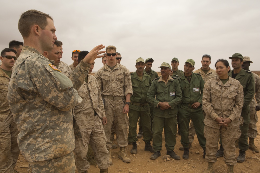 Exercise African Lion 15, Partnership explosive training