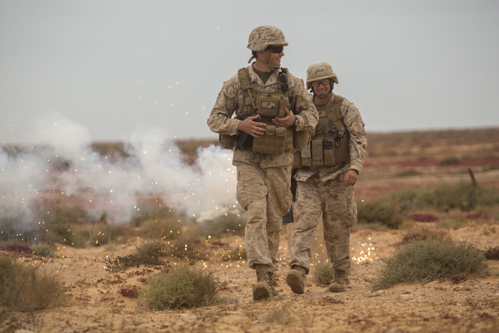 Exercise African Lion 15, Partnership explosive training