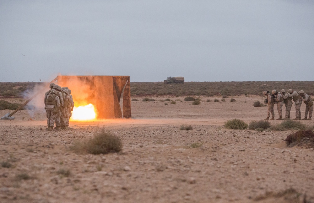 Exercise African Lion 15, Partnership explosive training