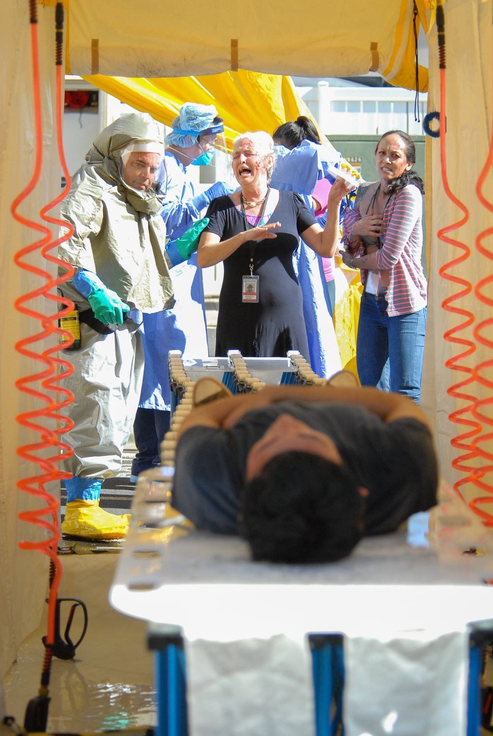 Mass Casualty Chemical Incident Exercise during Vigilant Guard/Makani Pahili 2015