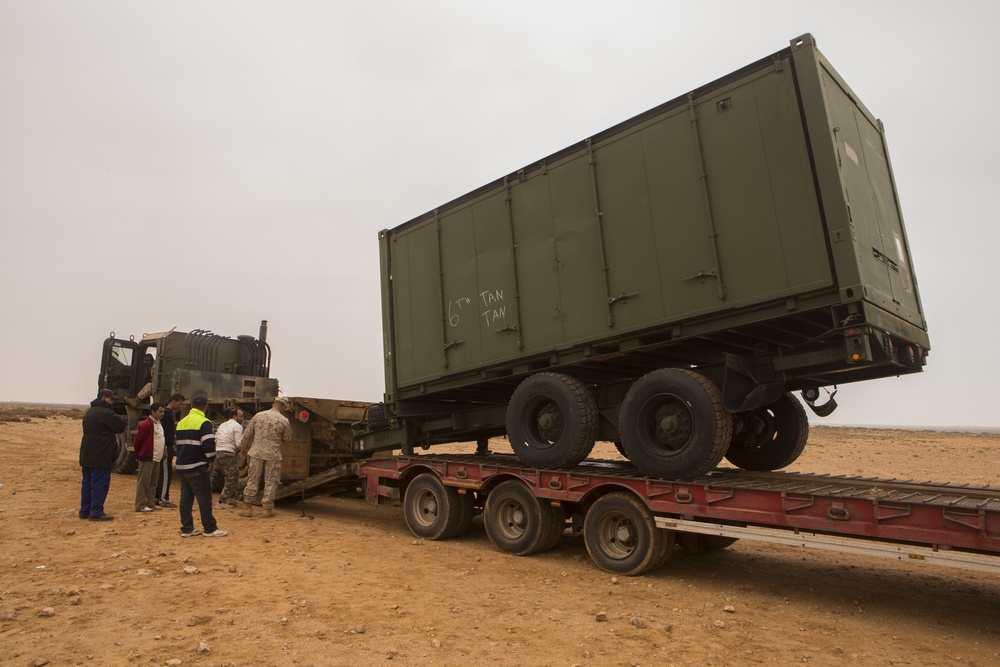 Exercise African Lion 15, Tan Tan retrograde