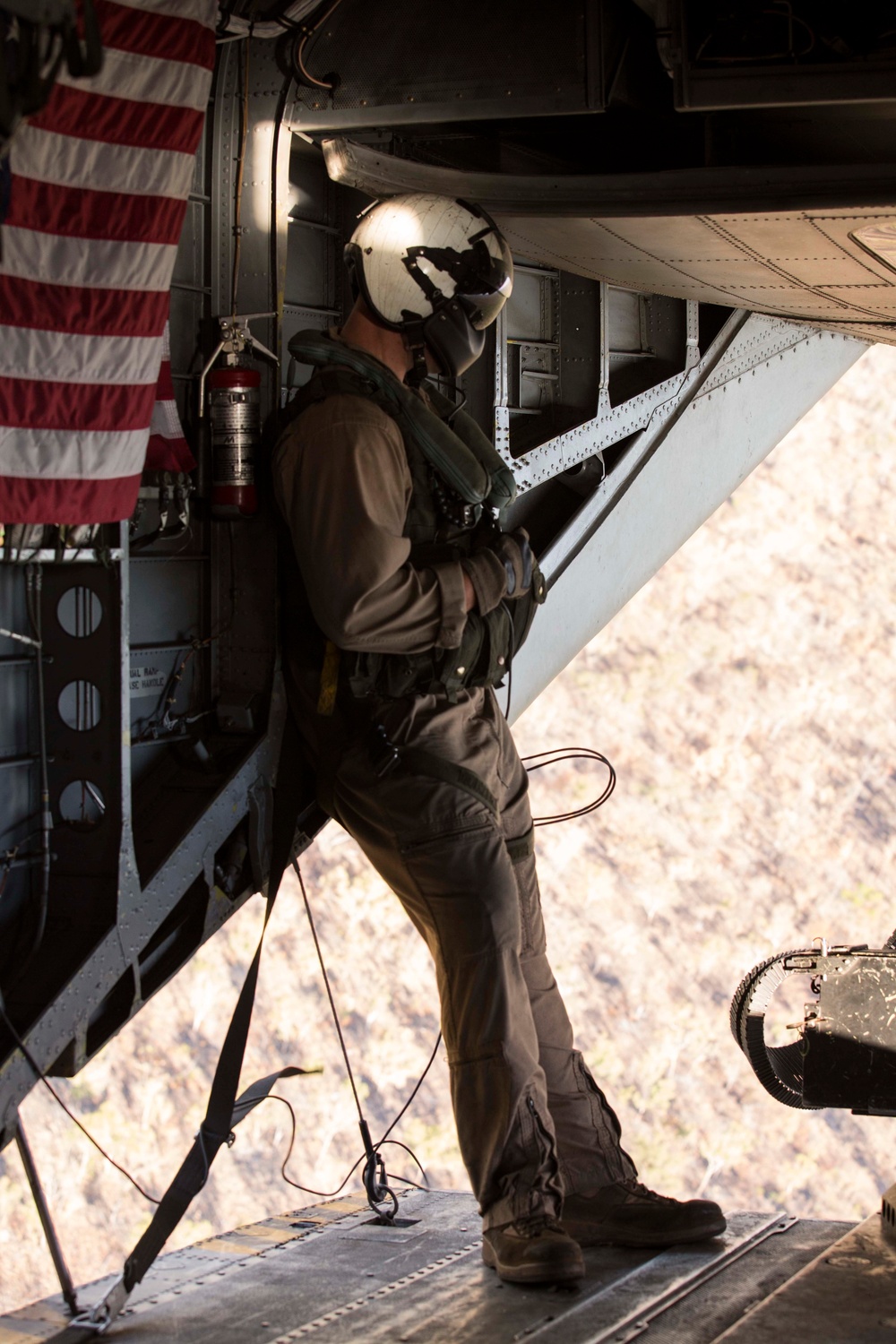 Marines practice aircraft movements