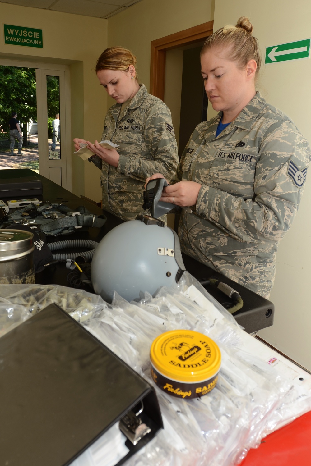 Aircrew helmet inspections