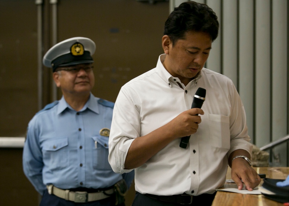 Enforcing traffic safety: Okinawa Police speak during summer safety brief