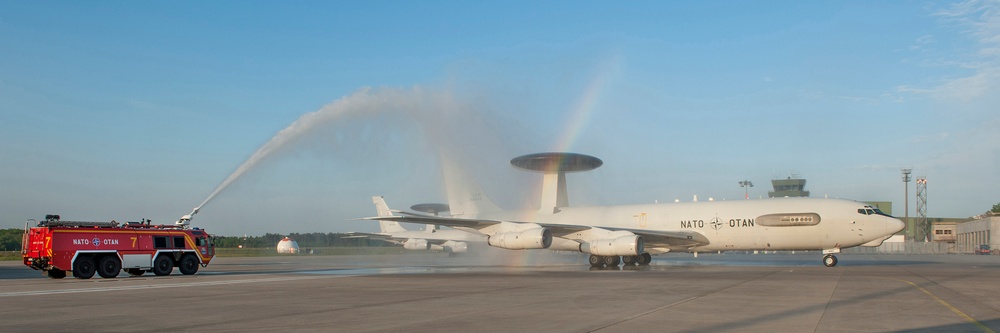 A historic event - First NATO E-3A aircraft to retire
