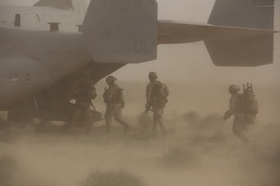 U.S. Marines stay ready to help their fellow troops in Western Asia