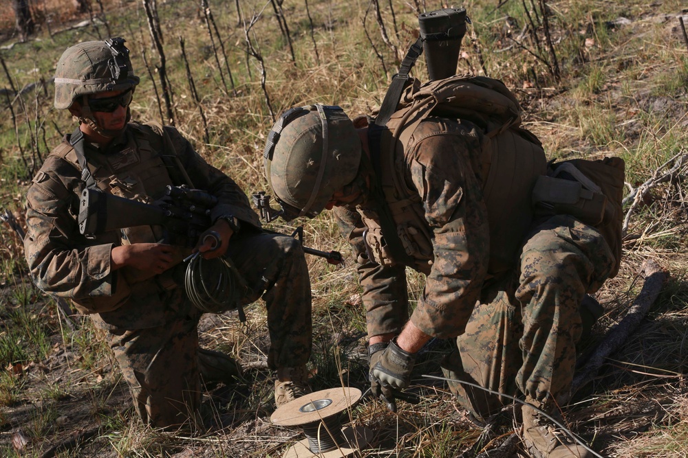 Combat engineers train at Mount Bundey Training Area