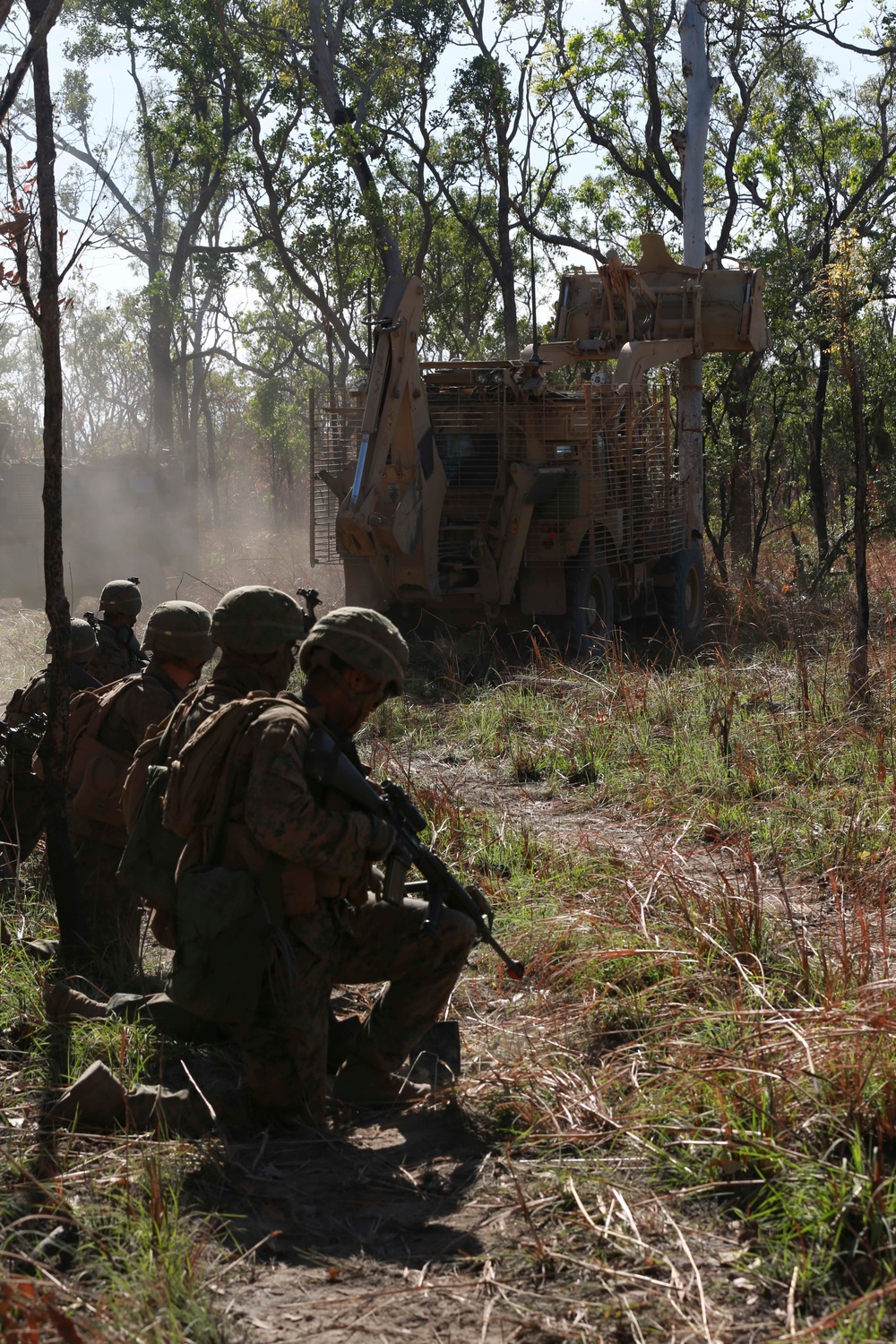 Combat engineers train at Mount Bundey Training Area