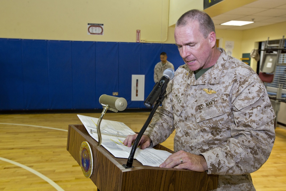 CE MARFOR CENTCOM FWD Sgt. Maj. Relief and Appointment