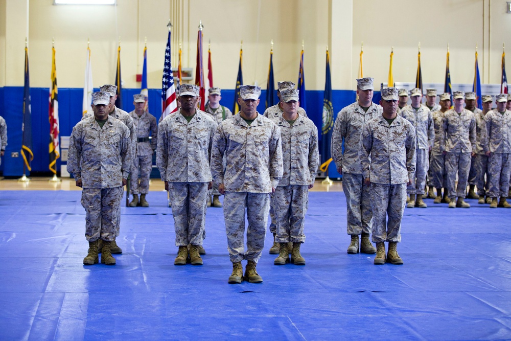 CE MARFOR CENTCOM FWD Sgt. Maj. Relief and Appointment