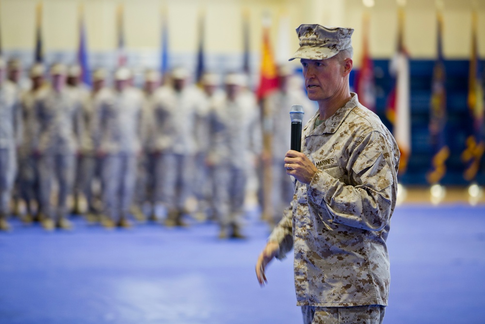 CE MARFOR CENTCOM FWD Sgt. Maj. Relief and Appointment