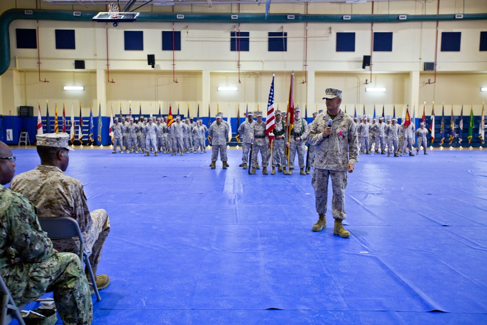 CE MARFOR CENTCOM FWD Sgt. Maj. Relief and Appointment