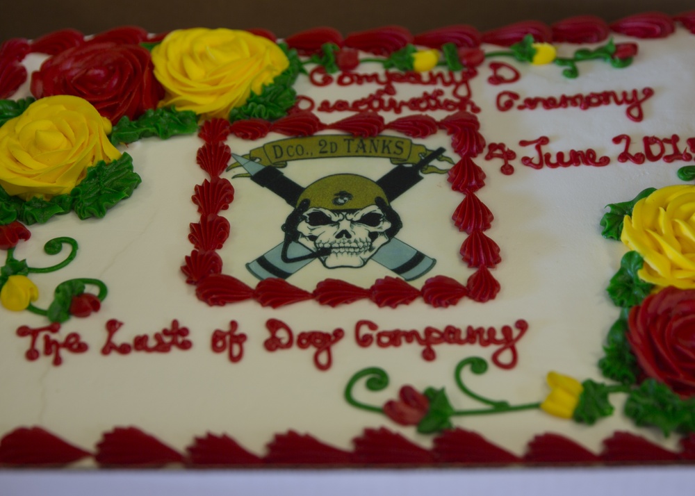 2nd Tank Battalion conducts Scout Platoon, Anti-Tank Platoon, Dog Company deactivation ceremony