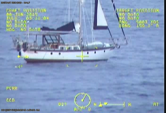Coast Guard responding to disabled sailing vessel 350 miles off Long Sound, NY