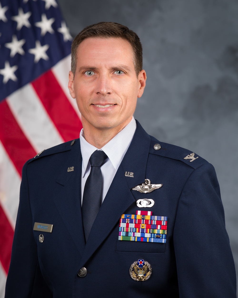 Official portrait, Col. Jeffrey T. Menasco, US Air Force