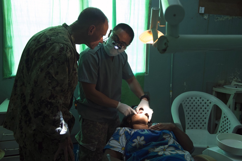 Dental clinic at Tungauru Hospital