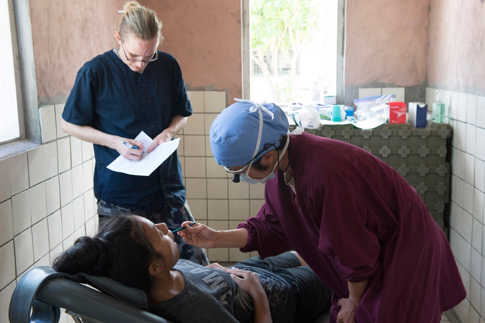 Medical outreach at Tungauru Hospital