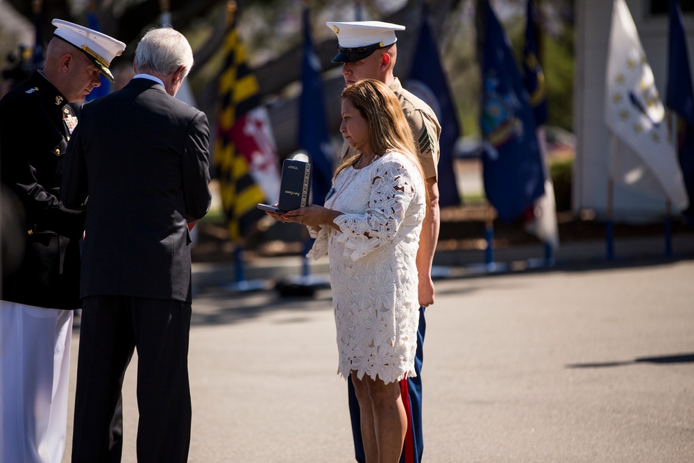 Sgt. Rafael Peralta Navy Cross Ceremony