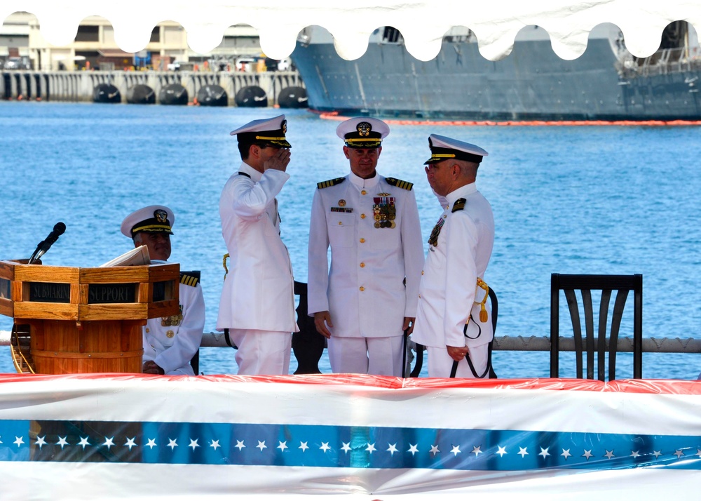 USS Mississippi ceremony