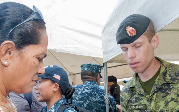 The hospital ship USNS Mercy (T-AH 19) participates in Pacific Partnership 2015 in Suva, Fiji
